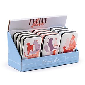 Zestaw do manicure, 5-częściowy - Feline Fine Cats