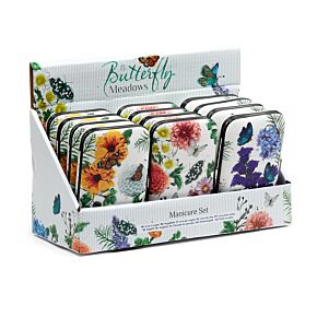 Zestaw do manicure, 5-częściowy - Butterfly Meadows