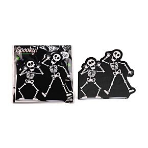 Serwetki papierowe 12szt - Szkielet - Halloween