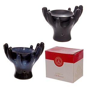 Ceramiczny podgrzewacz do olejku otwarte dłonie