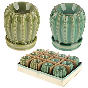 Mały Ceramiczny kominek zapachowy - Kaktus