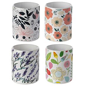Ceramiczny podgrzewacz olejków "Zbierz Bukiet - Kwiaty"