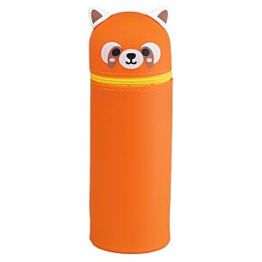 Piórnik stojący z silikonu "Adoramals - Czerwona Panda"