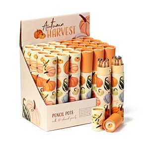 Pojemnik z kredkami, 12szt - Jesienne Zbiory