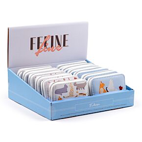 Portfel z zamkiem błyskawicznym - Feline Fine Cats