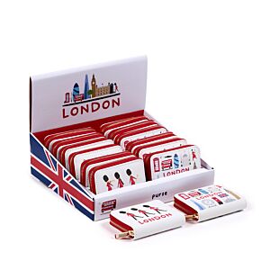 Portfel z zamkiem błyskawicznym  - London Souvenir