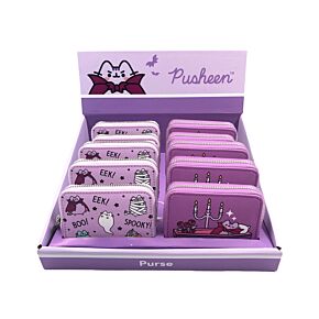 Portfel z zamkiem błyskawicznym - Pusheen Halloween Zip