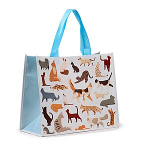 Torba na zakupy z recyklingu " Feline Fine Cats"