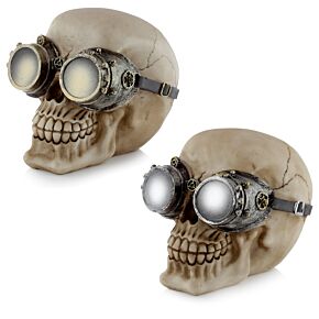 Ozdoba "Czaszka w stylu Steampunk w goglach"
