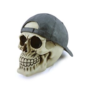 Figurka - Czaszka z czapką baseballową