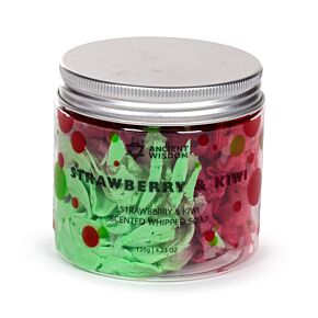 Piankowe mydło w słoiku - Strawberry & Kiwi