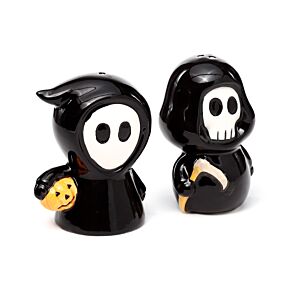Ceramiczna pieprzniczka i solniczka Skull Boy & Ghost Boy 