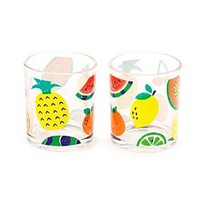 Zestaw 2 szklanek  250ml - Summer Fruits