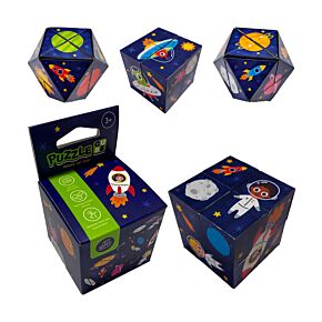 Puzzle w kształcie kostki - Space Cadet