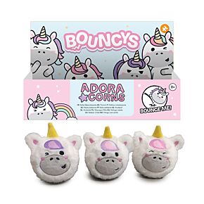 Pluszowa piłka wysoko odbijająca - Unicorn