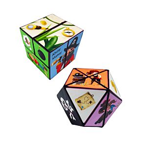 Puzzle w kształcie kostki - Pirat