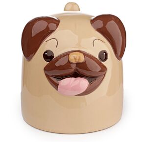 Kubek ceramiczny odwrócony "Pies Mops"