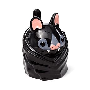 Kubek ceramiczny w kształcie nietoperza 