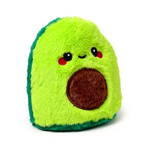 Pluszowy termofor z nasionami pszenicy i lawendy do mikrofalówki - Avocado