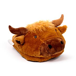 Ocieplany pluszowy kapeć -  Highland Coo Duży