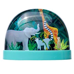 Kula Śnieżna- brokatowa –Animal Kingdom „ królestwo zwierząt” - Duża