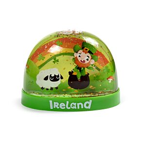 Kula śnieżna - brokatowa- Luck of the Irish