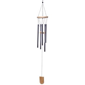 Dzwonki wietrzne drewniane z metalowymi rurkami 58cm