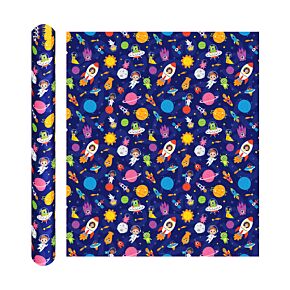 Papier ozdobny do pakowania 3m - Space Cadet