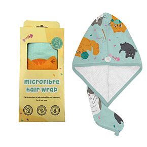 Ręcznik - turban do włosów - Beans & Co Cats