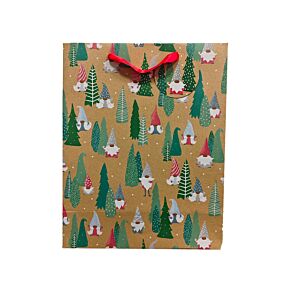Torba na prezent - Christmas Jolly Gonks Bunch - rozmiar L