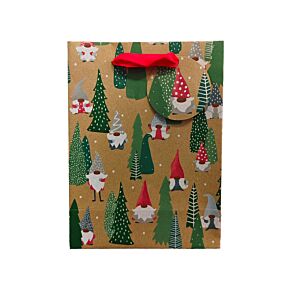 Torba na prezent średnia - Christmas Jolly Gonks
