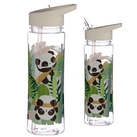 Butelka na wodę pojemności 550ml z chowaną słomką Panda