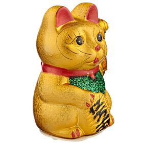 Figurka złota 17cm - Maneki Neko Waving Cat