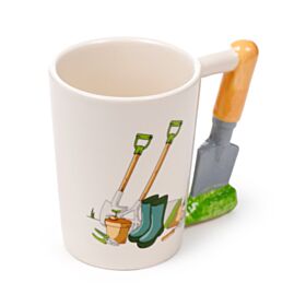 Kubek ceramiczny dla ogrodnika - Szpachelka
