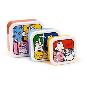 Pudełko na lunch, zestaw 3 (M/L/XL) - Simon's Cat