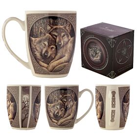Kubek porcelanowy - Lisa Parker - Wilk