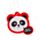 Odświeżacz powietrza Adoramals Panda o zapachu malinowym