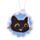Odświeżacz powietrza Lucky the Black Cat o zapachu cytrynowym