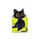 Zakładki magnetyczne do książek z motywem Lucky the Black Cat