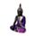 Figurka - Budda-Medytacja - fioletowo-czarna