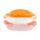 Spinka do włosów Foodiemals w kształcie sushi z łososiem