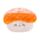 Spinka do włosów Foodiemals w kształcie sushi z łososiem