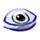 Spinka do włosów w kształcie owalnego Evil Eye