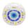 Spinka do włosów w kształcie okrągłego Evil Eye