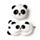 Poduszka podróżna Relaxeazzz z maską na oczy panda