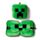 Poduszka podróżna Relaxeazzz z maską na oczy Minecraft Creeper