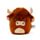 Pluszowa zabawka Squidglys  - Highland Coo Krowa