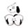 Poduszka podróżna Relaxeazzz z maską na oczy Peanuts Snoopy