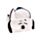 Poduszka podróżna Relaxeazzz z maską na oczy Peanuts Snoopy