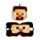 Poduszka podróżna Relaxeazzz z maską na oczy Minecraft Steve